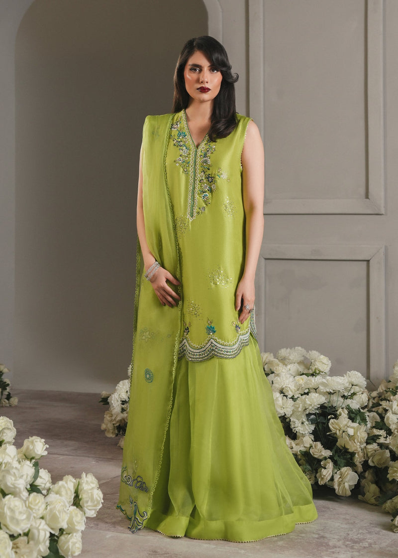 Jade Lush – authentic Pakistani formal dress from the Umsha The Luxe Chapter collection for women in the UK