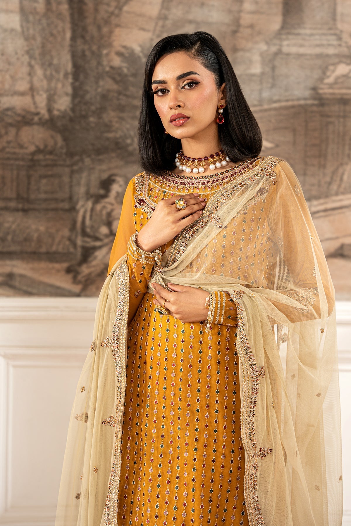 Zarif | Formal Edit 25 | ZFE-04 ELIZA by Zarif - Designer Dress - Type: Ladies Clothes - Available at Libayah - 100% Original