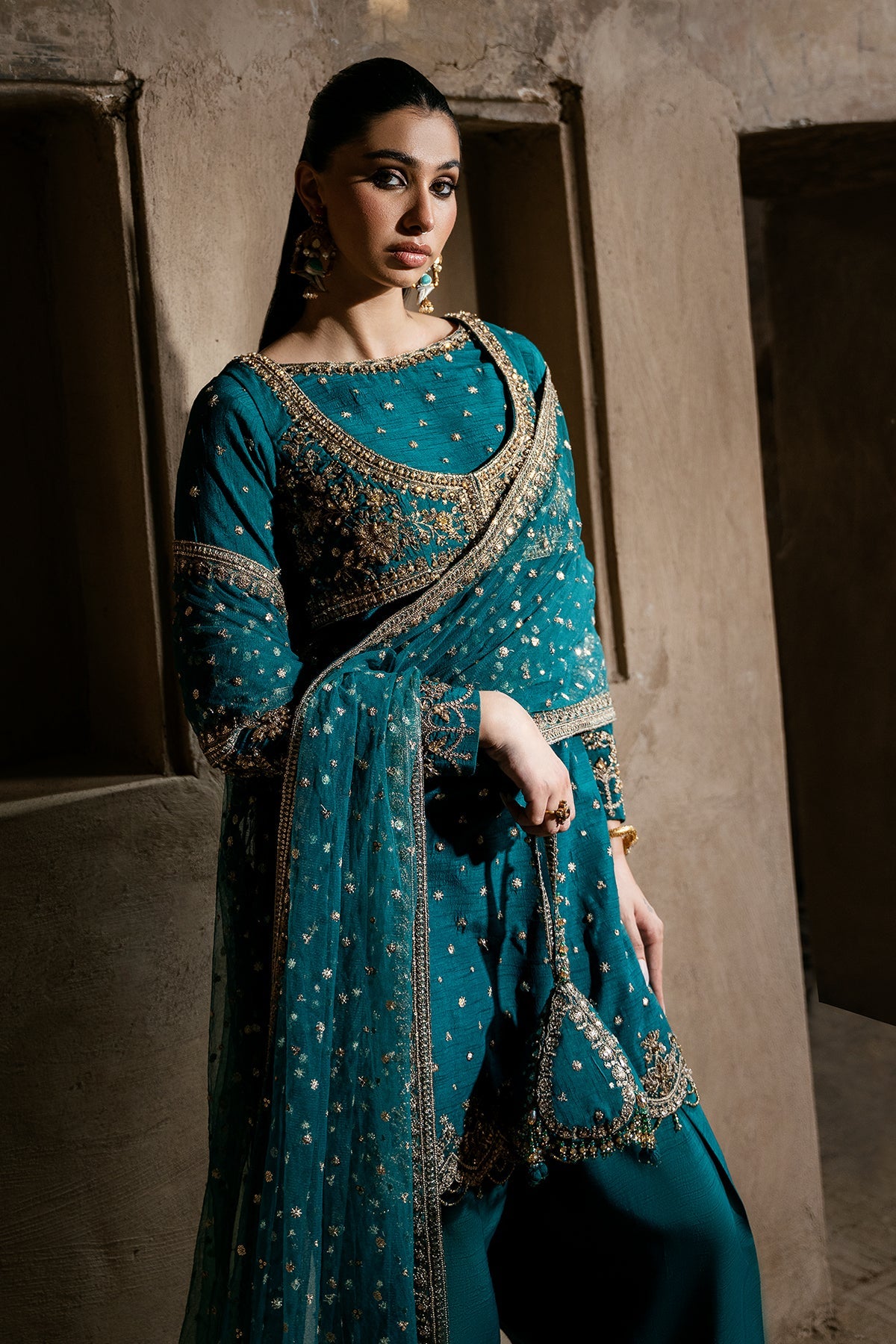 Mina Kashif | Virsa Wedding Formals | Mirha by Mina Kashif - Designer Dress - Type: Formal - Available at Libayah - 100% Original