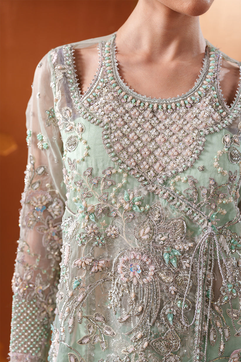 Emaan Adeel | Starlit Jewels | Moonstone Gleam by Emaan Adeel - Designer Dress  - Type : Ladies Clothes - Available at Libayah - 100% Original 