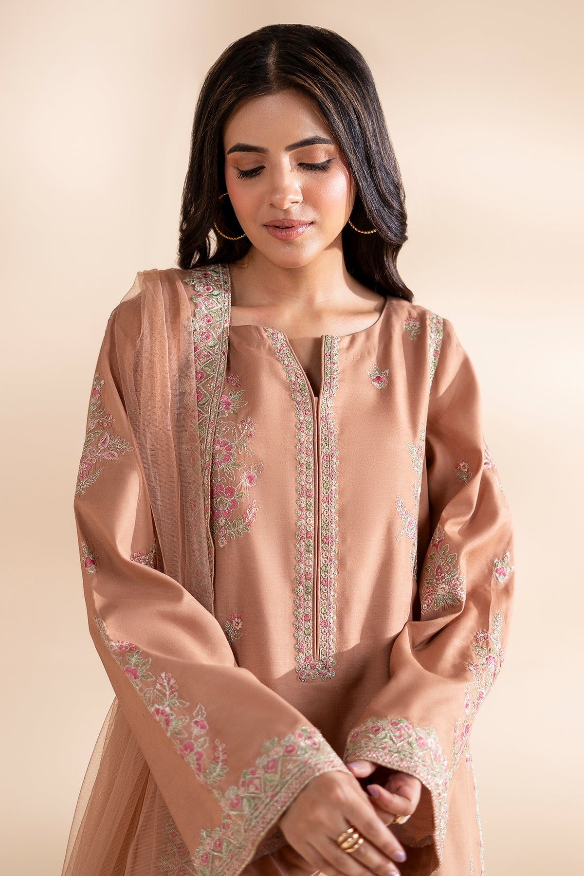 Charizma | Festive Pret | 3-PC Stitched Embroidered CMA-6-398 by Charizma - Designer Dress  - Type : Ladies Clothes - Available at Libayah - 100% Original 