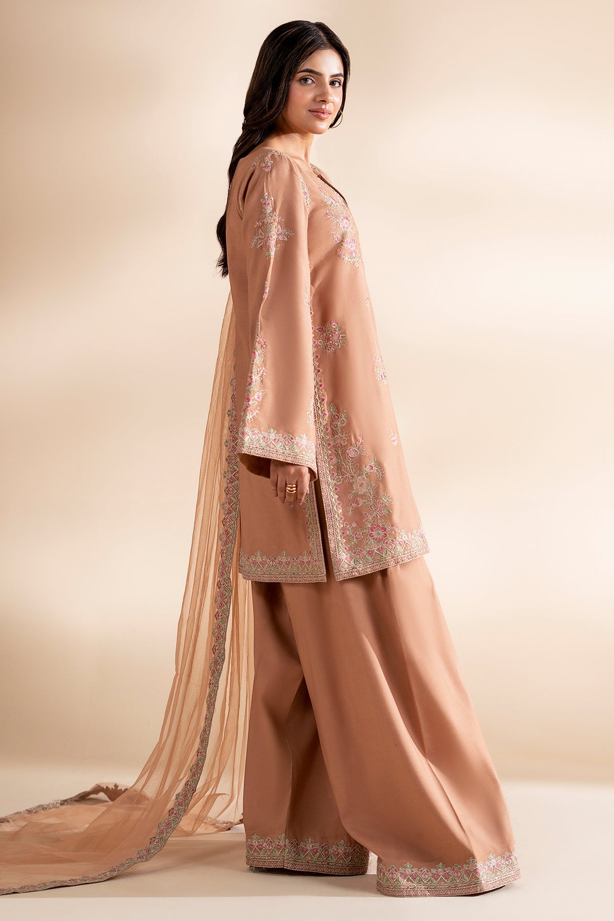 Charizma | Festive Pret | 3-PC Stitched Embroidered CMA-6-398 by Charizma - Designer Dress  - Type : Ladies Clothes - Available at Libayah - 100% Original 