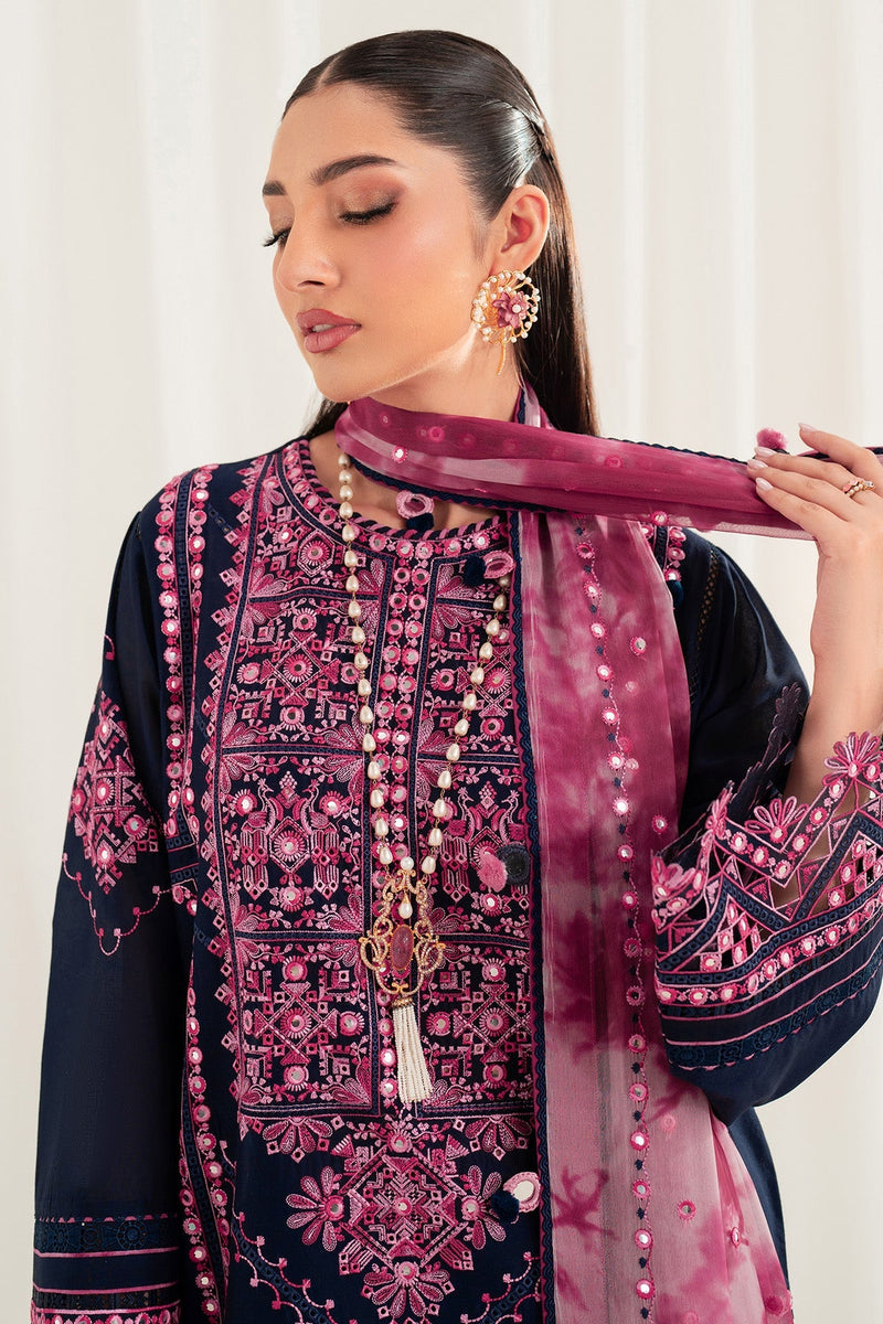 Jazmin | Iris Luxury Lawn 25 | IL'25-D01 by Jazmin - Designer Dress - Type: Ladies Clothes - Available at Libayah - 100% Original