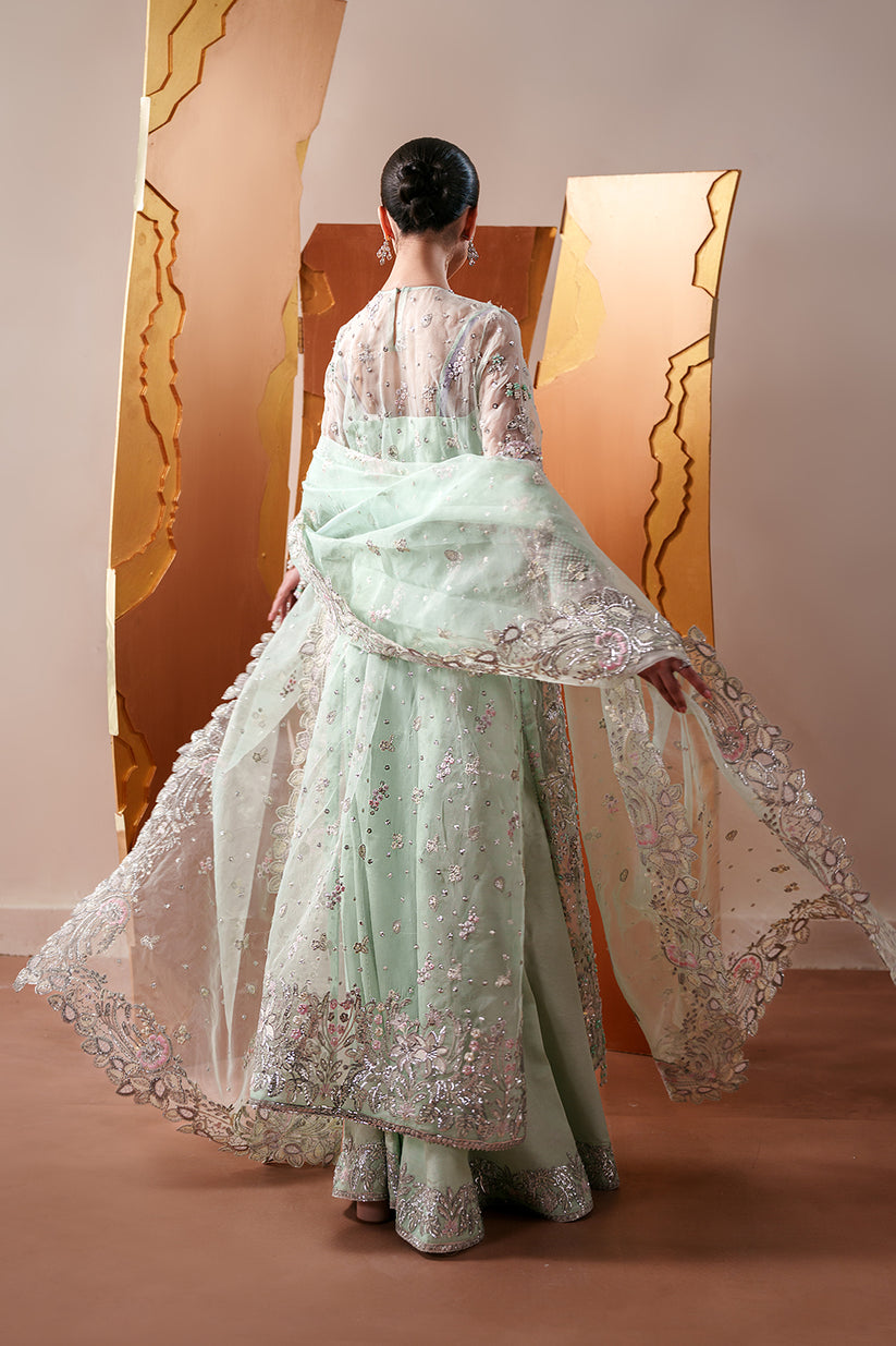 Emaan Adeel | Starlit Jewels | Moonstone Gleam by Emaan Adeel - Designer Dress  - Type : Ladies Clothes - Available at Libayah - 100% Original 
