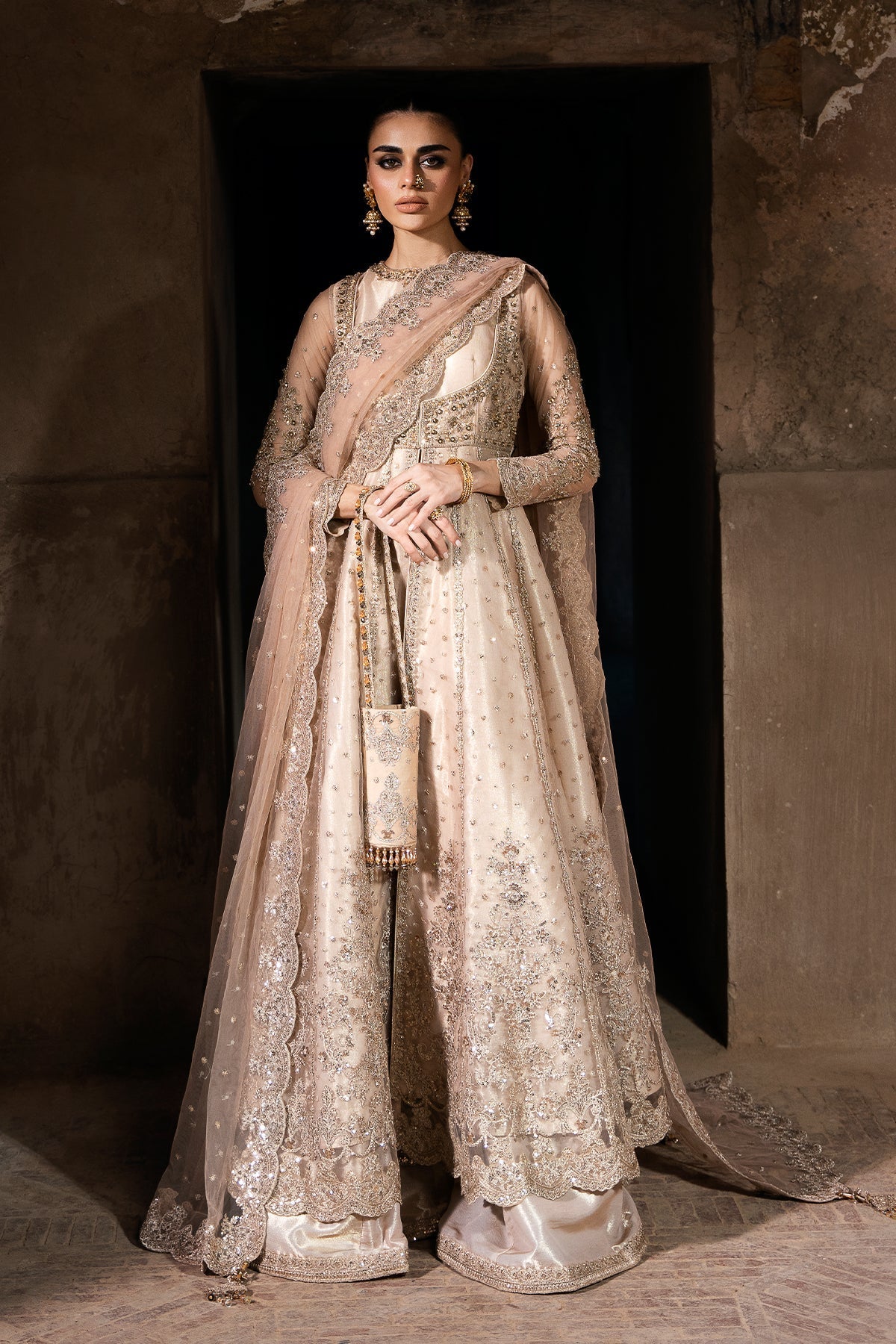 Mina Kashif | Virsa Wedding Formals | Soraya by Mina Kashif - Designer Dress - Type: Bridal - Available at Libayah - 100% Original