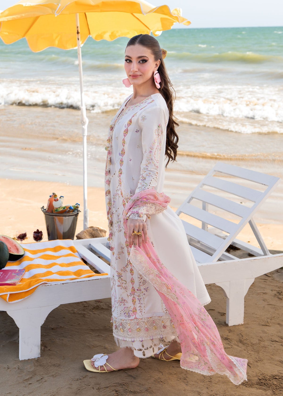 Kanwal Malik | Mira Summer Lawn 26 | Luna by Kanwal Malik - Designer Dress  - Type : Ladies Clothes - Available at Libayah - 100% Original 