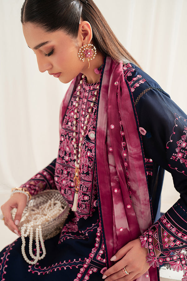 Jazmin | Iris Luxury Lawn 25 | IL'25-D01 by Jazmin - Designer Dress - Type: Ladies Clothes - Available at Libayah - 100% Original