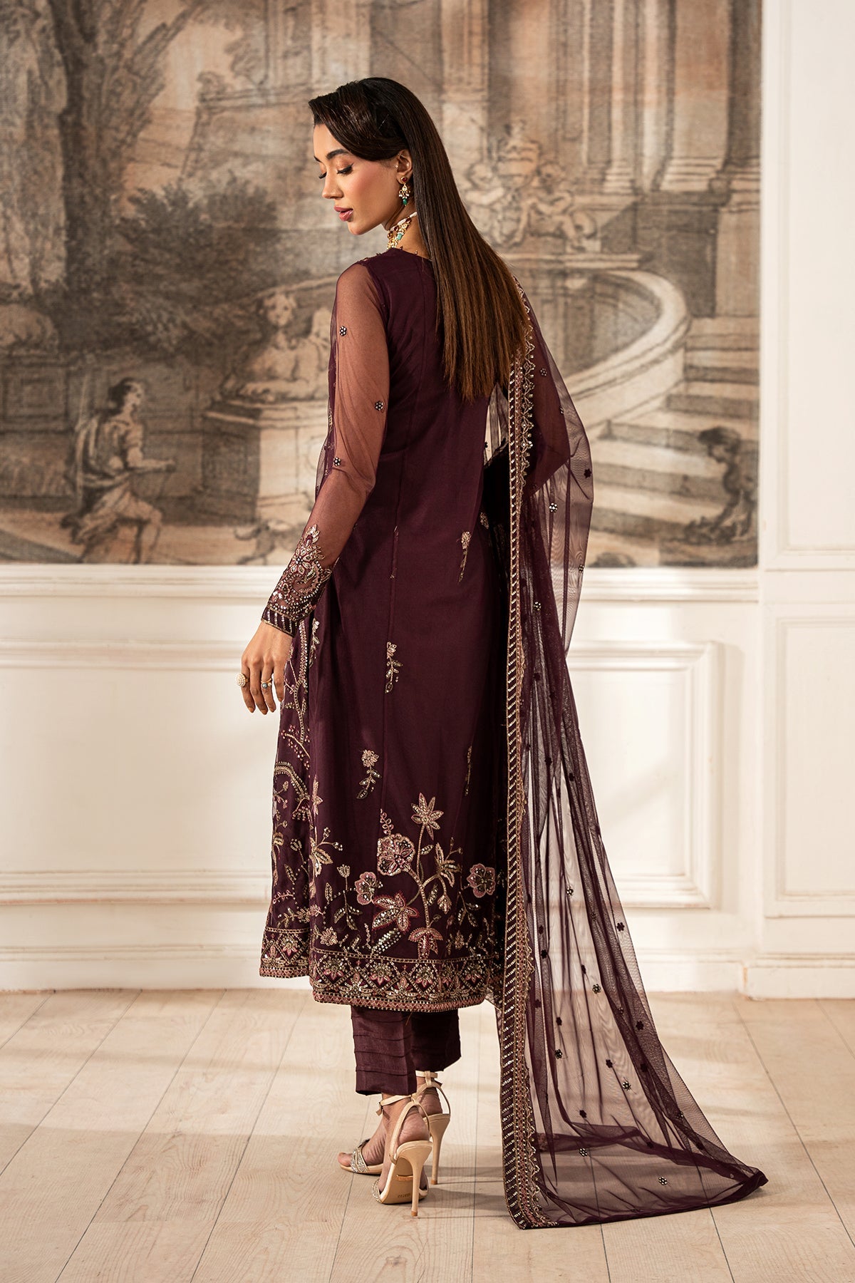 Zarif | Formal Edit 25 | ZFE-06 DAHLIA by Zarif - Designer Dress - Type: Ladies Clothes - Available at Libayah - 100% Original