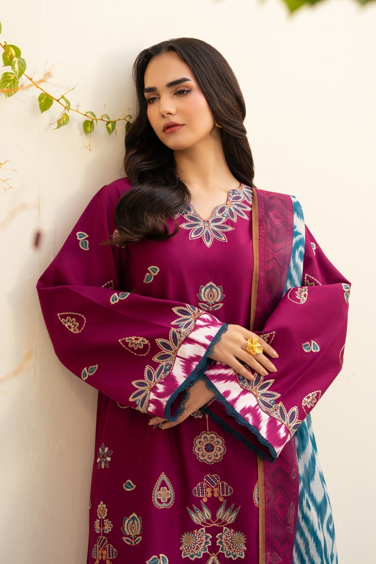 Afrozeh | Basic Pret 26 RTW | NACRE by Afrozeh - Designer Dress  - Type : Ladies Clothes - Available at Libayah - 100% Original 