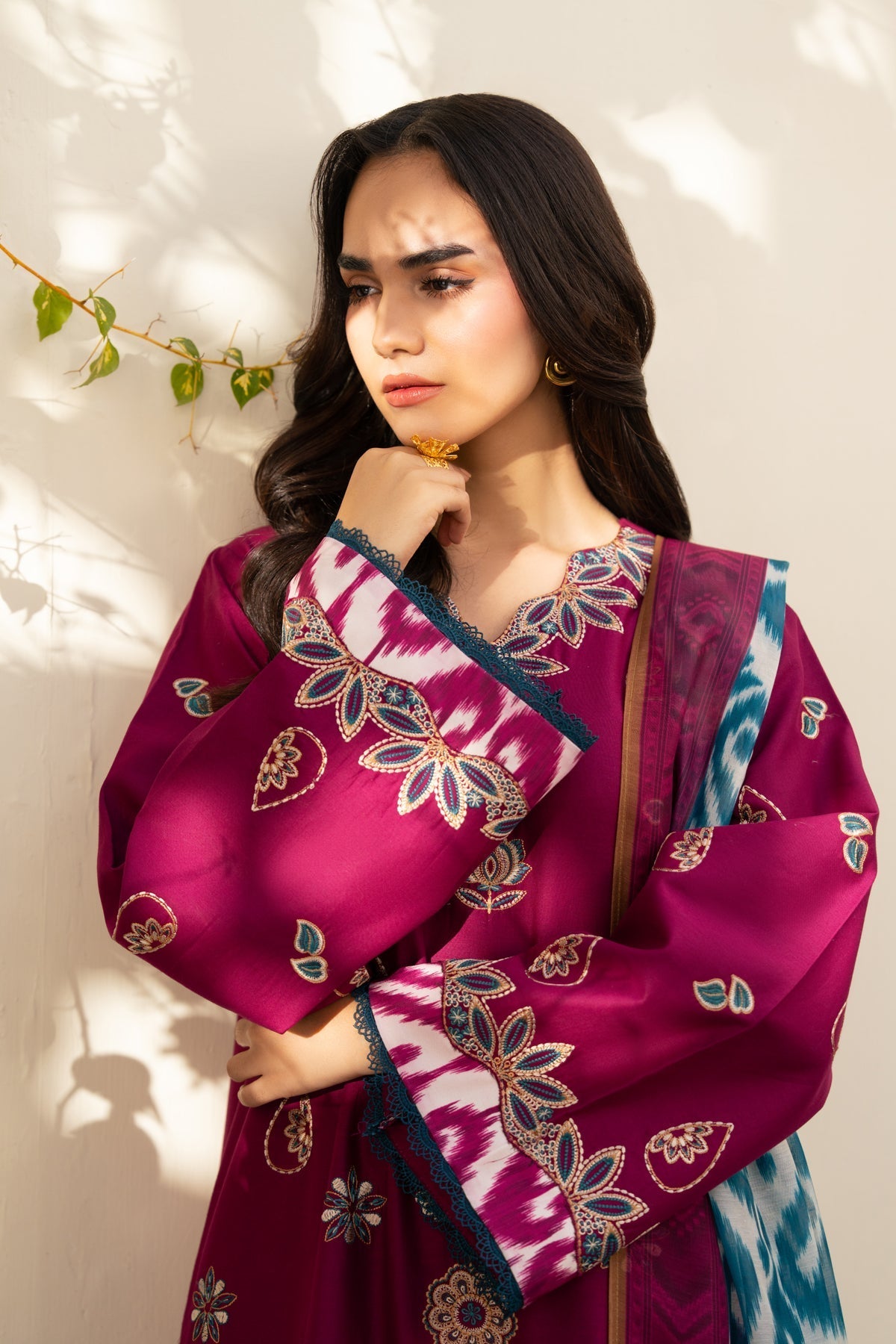 Afrozeh | Basic Pret 26 RTW | NACRE by Afrozeh - Designer Dress  - Type : Ladies Clothes - Available at Libayah - 100% Original 