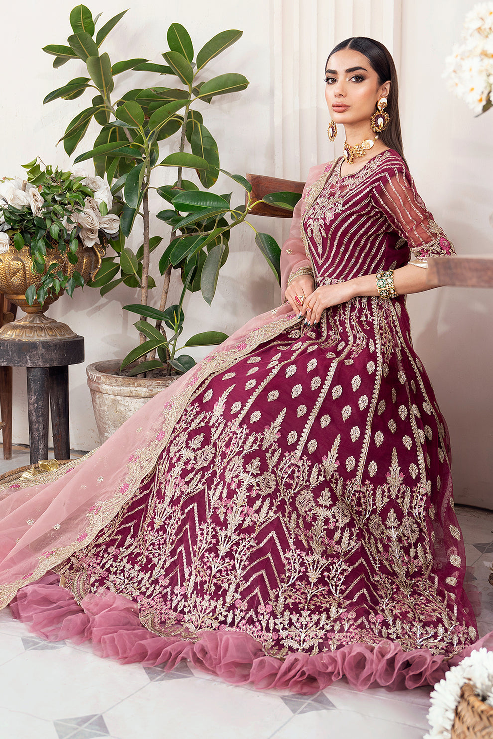 Avyana | Nazneen Festive Edit 24 | Ruzena by Avyana - Designer Dress - Type: Ladies Clothes - Available at Libayah - 100% Original