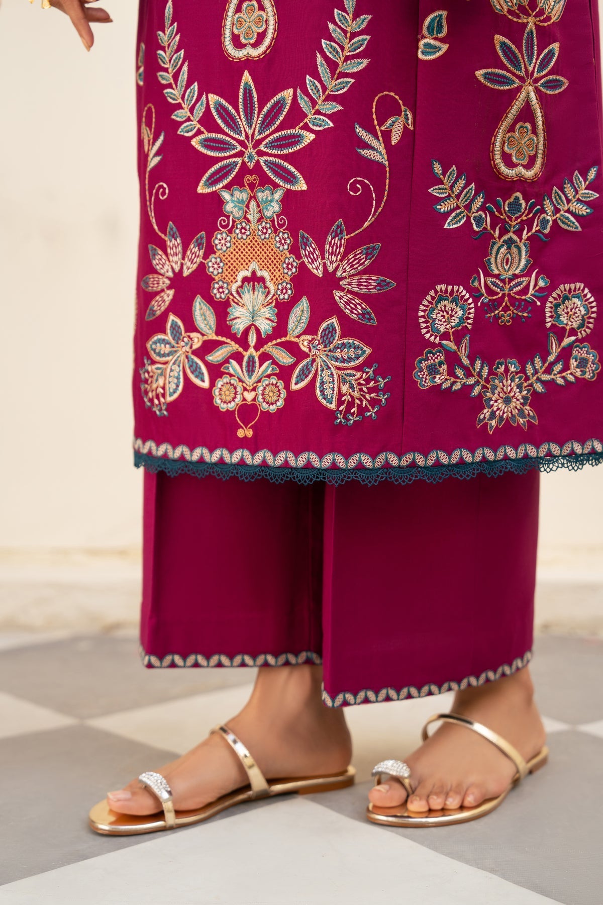 Afrozeh | Basic Pret 26 RTW | NACRE by Afrozeh - Designer Dress  - Type : Ladies Clothes - Available at Libayah - 100% Original 
