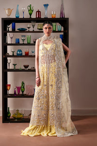 Emaan Adeel | Starlit Jewels | Lemon Quartz by Emaan Adeel - Designer Dress  - Type : Ladies Clothes - Available at Libayah - 100% Original 