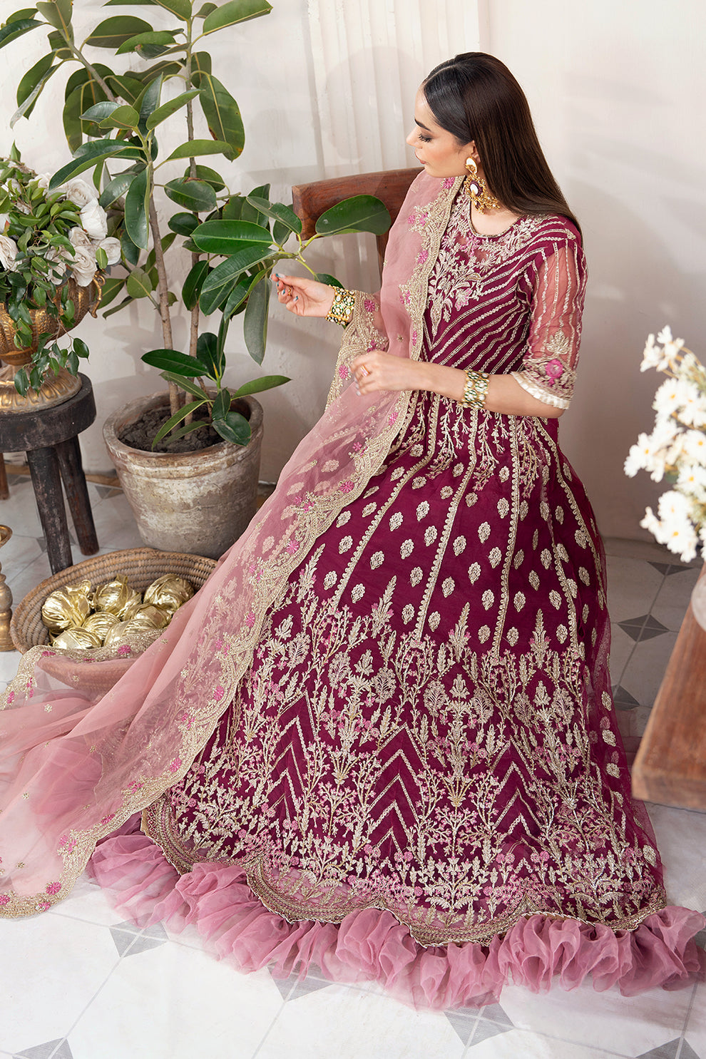 Avyana | Nazneen Festive Edit 24 | Ruzena by Avyana - Designer Dress - Type: Ladies Clothes - Available at Libayah - 100% Original