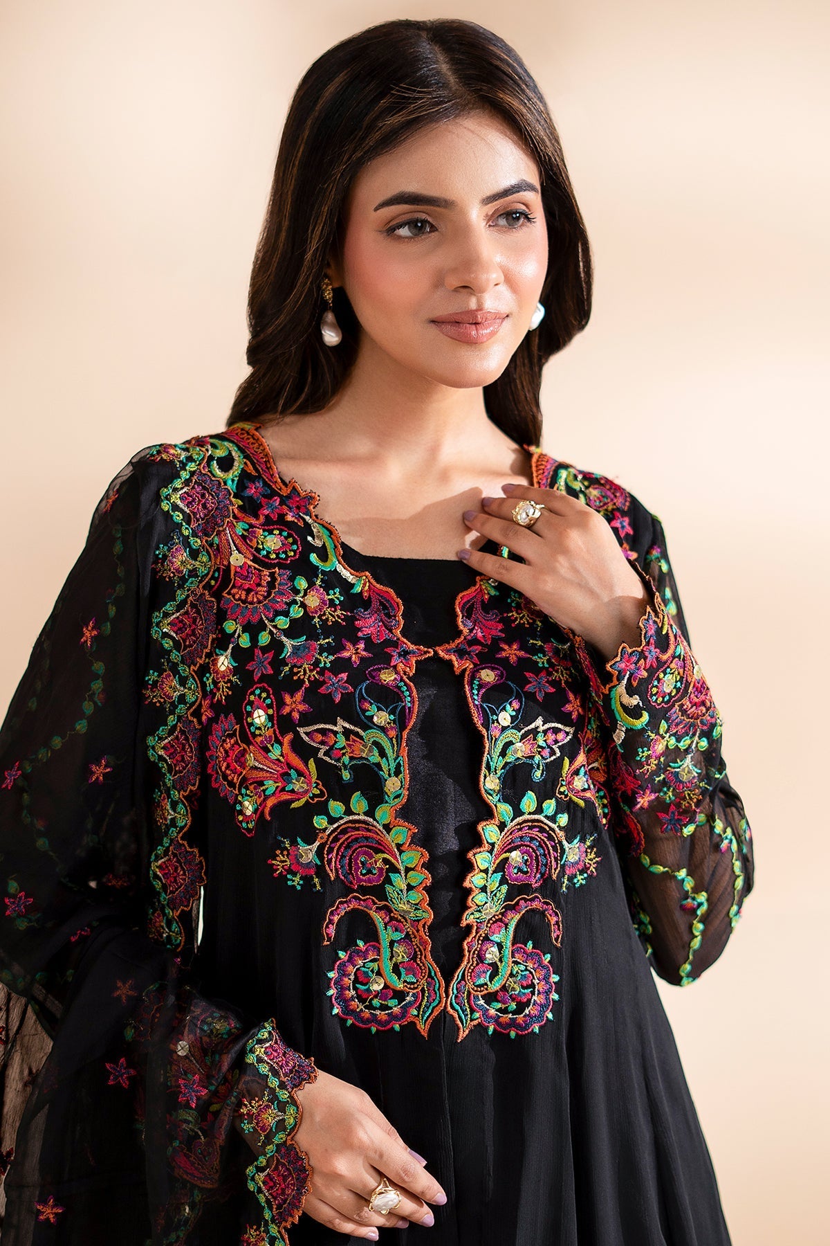 Charizma | Festive Pret | 3-PC Embroidered CMA-6-334 by Charizma - Designer Dress  - Type : Ladies Clothes - Available at Libayah - 100% Original 