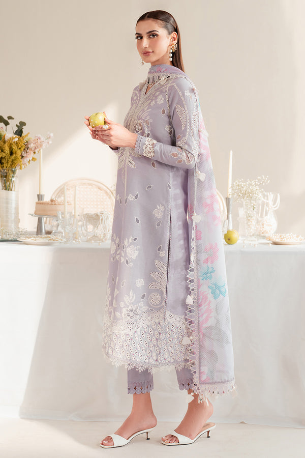 Jazmin | Iris Luxury Lawn 25 | IL'25-D06 by Jazmin - Designer Dress - Type: Ladies Clothes - Available at Libayah - 100% Original