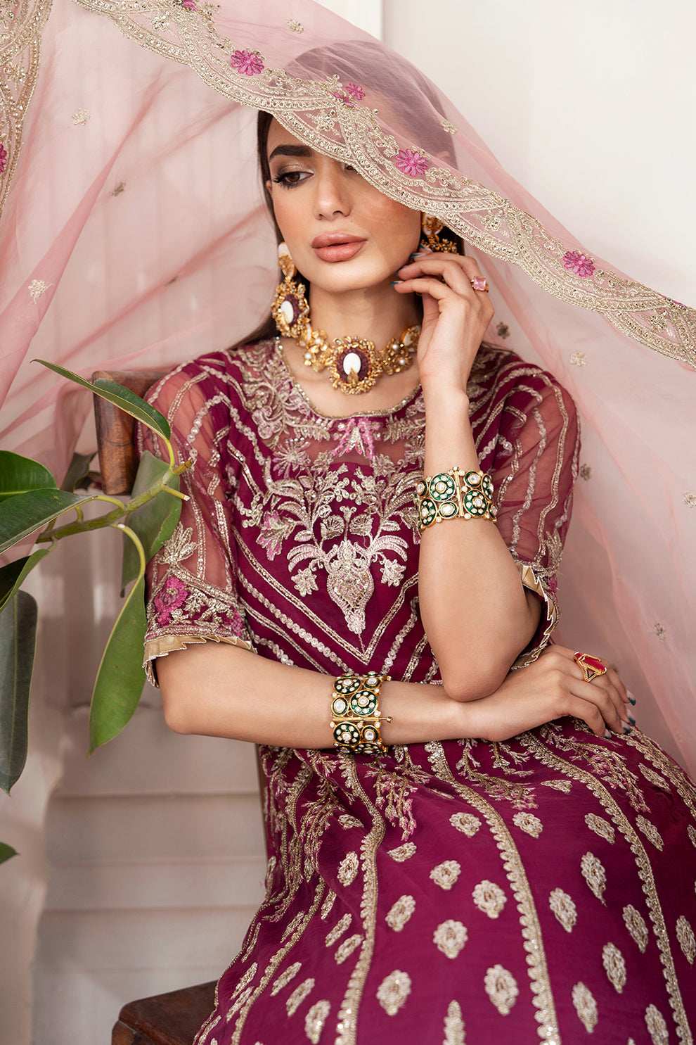 Avyana | Nazneen Festive Edit 24 | Ruzena by Avyana - Designer Dress - Type: Ladies Clothes - Available at Libayah - 100% Original