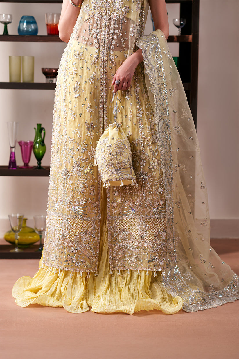 Emaan Adeel | Starlit Jewels | Lemon Quartz by Emaan Adeel - Designer Dress  - Type : Ladies Clothes - Available at Libayah - 100% Original 