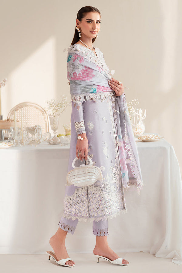 Jazmin | Iris Luxury Lawn 25 | IL'25-D06 by Jazmin - Designer Dress - Type: Ladies Clothes - Available at Libayah - 100% Original