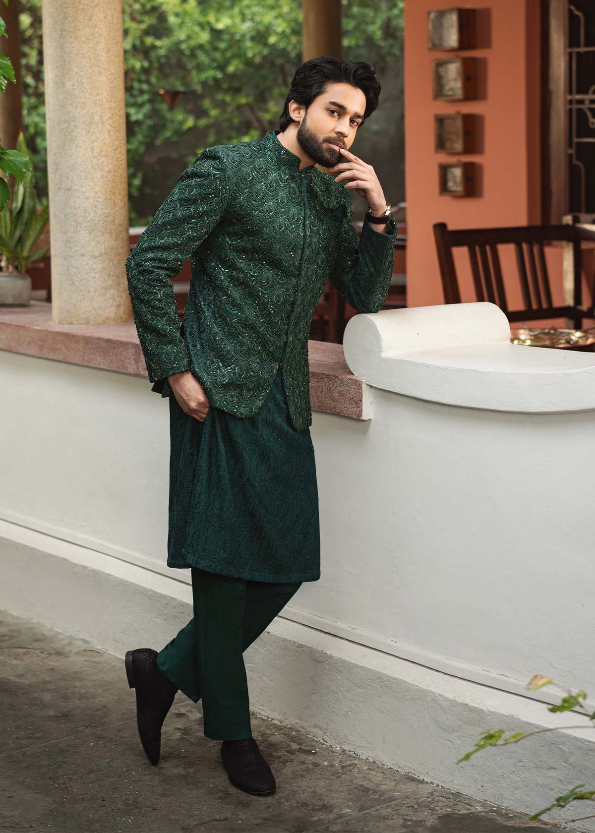 Pakistani Menswear | Kanwal Malik | Meer by Kanwal Malik - Designer Dress - Type: Menswear - Available at Libayah - 100% Original