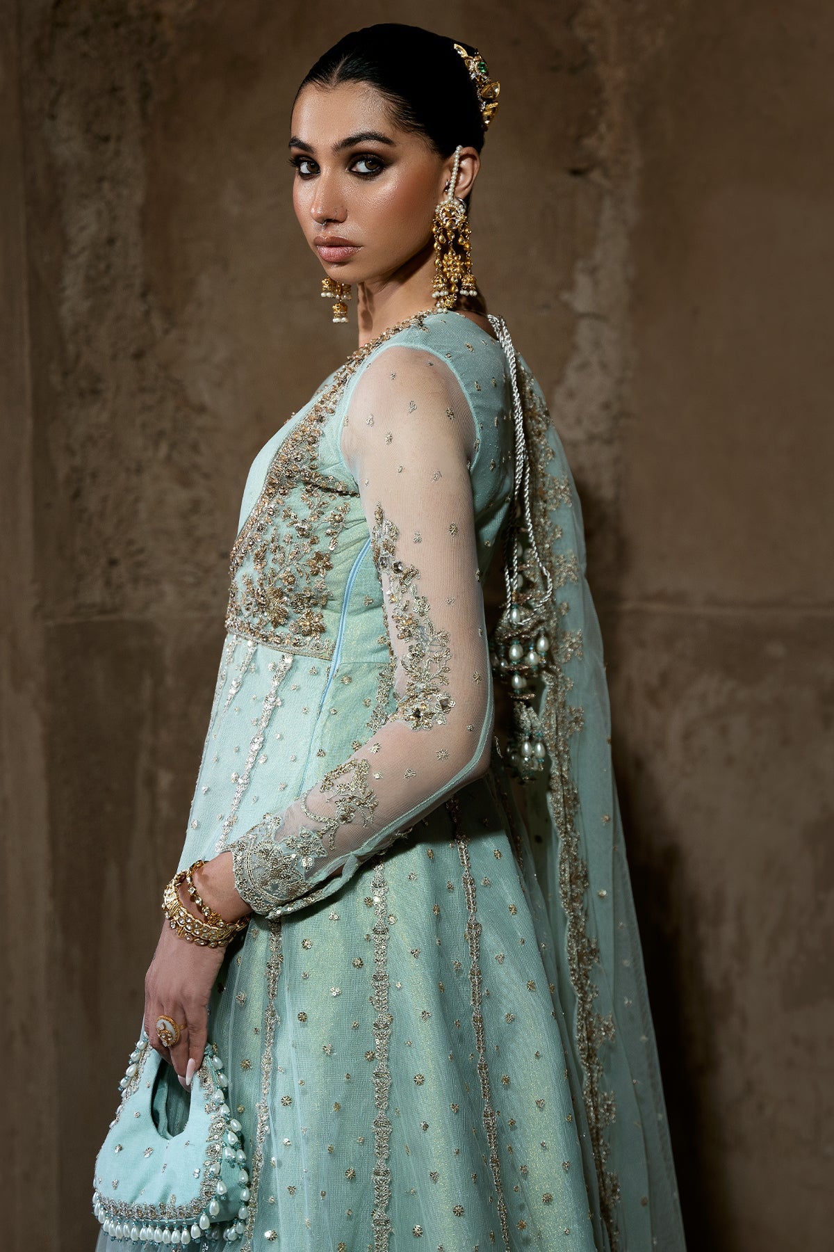 Mina Kashif | Virsa Wedding Formals | Safa by Mina Kashif - Designer Dress - Type: Bridal - Available at Libayah - 100% Original