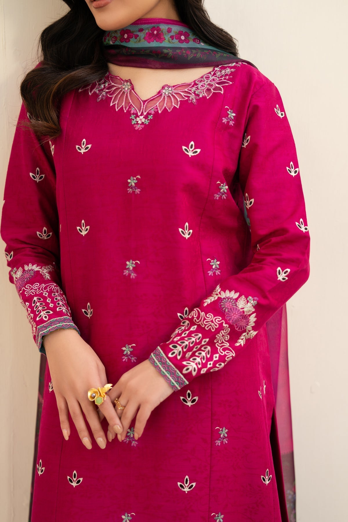 Afrozeh | Basic Pret 26 RTW | NACRE by Afrozeh - Designer Dress  - Type : Ladies Clothes - Available at Libayah - 100% Original 