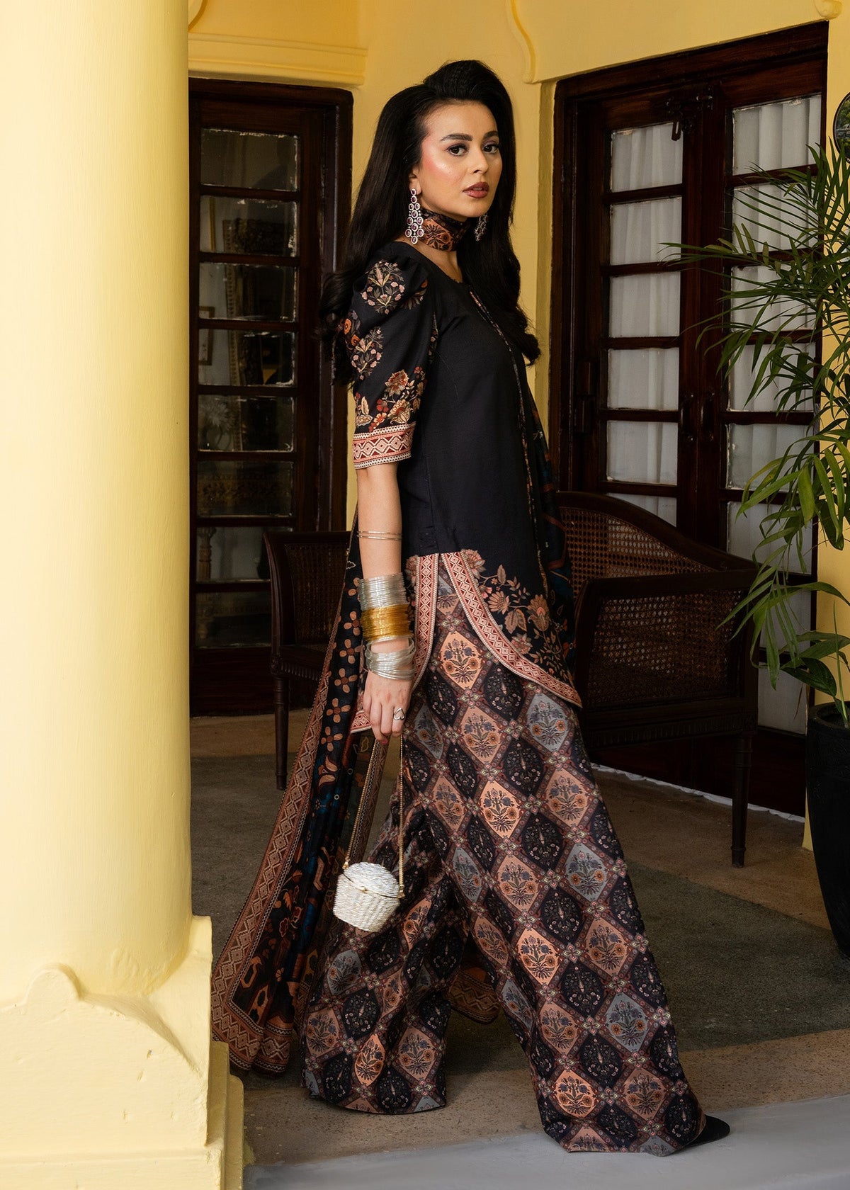 Maria Osama Khan | Retro Lawn 25 | Nazia by Maria Osama Khan - Designer Dress - Type: Ladies Clothes - Available at Libayah - 100% Original