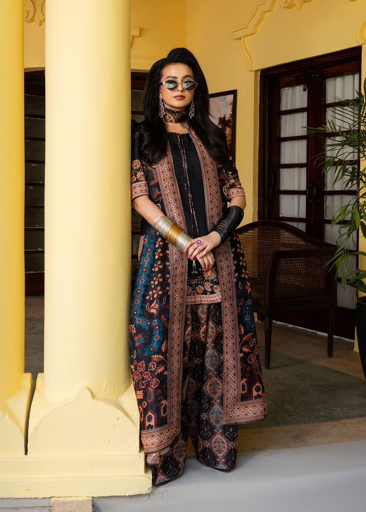 Maria Osama Khan | Retro Lawn 25 | Nazia by Maria Osama Khan - Designer Dress - Type: Ladies Clothes - Available at Libayah - 100% Original