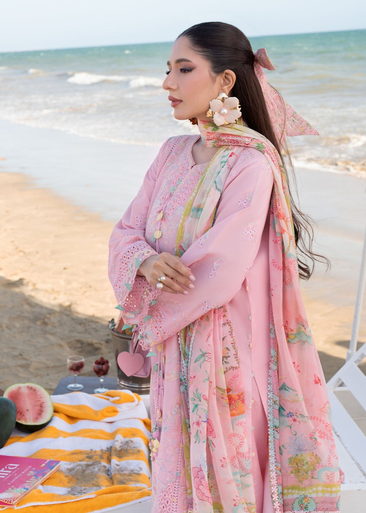 Kanwal Malik | Mira Summer Lawn 26 | Rosee by Kanwal Malik - Designer Dress  - Type : Ladies Clothes - Available at Libayah - 100% Original 