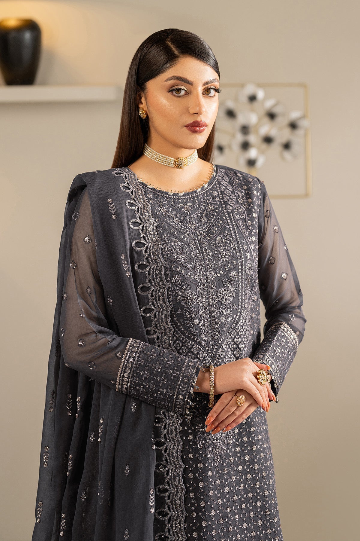 Alizeh | Formals Wear | AF-CH-2189-Akoya by Alizeh - Designer Dress  - Type : Ladies Clothes - Available at Libayah - 100% Original 