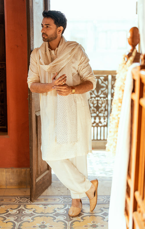 Maya | Dil ki Batain | AHLAM by Maya - Designer Dress - Type: MensWear - Available at Libayah - 100% Original