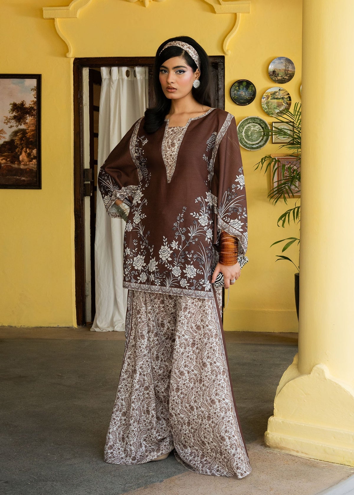 Maria Osama Khan | Retro Lawn 25 | Laleen by Maria Osama Khan - Designer Dress - Type: Ladies Clothes - Available at Libayah - 100% Original