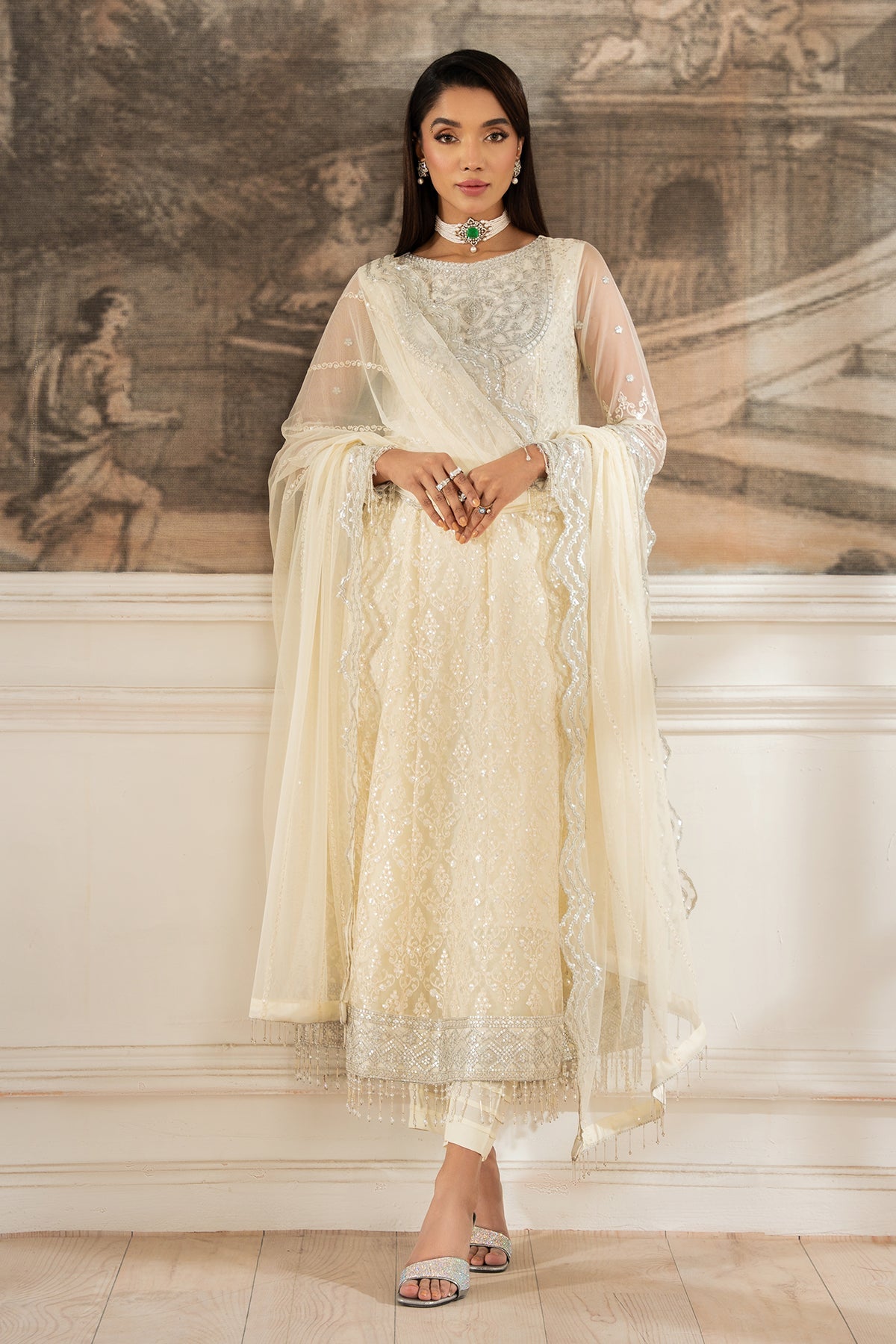 Zarif | Heer Formals | Z-03 AYDA by Zarif - Designer Dress - Type: Ladies Clothes - Available at Libayah - 100% Original