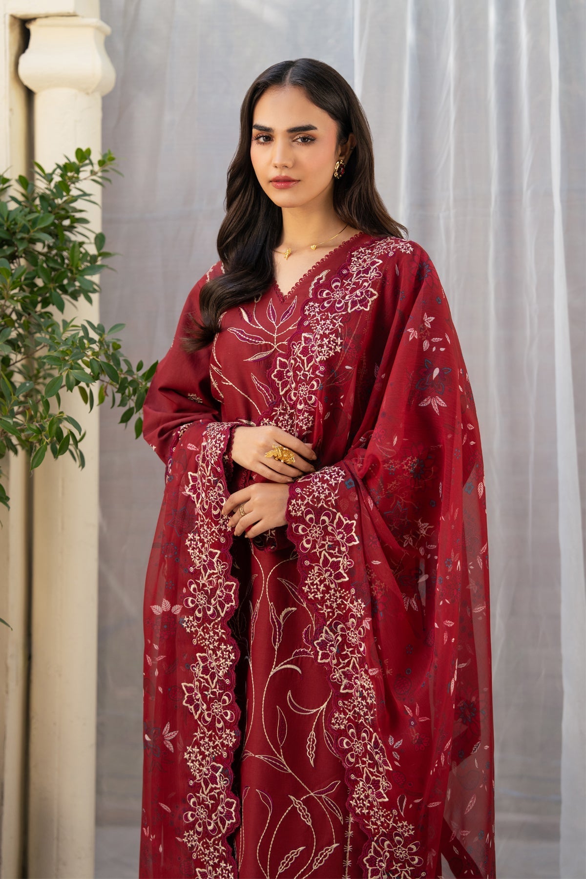 Afrozeh | Basic Pret 26 RTW | NACRE by Afrozeh - Designer Dress  - Type : Ladies Clothes - Available at Libayah - 100% Original 
