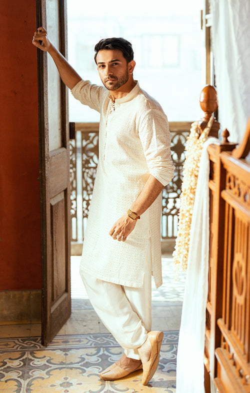 Maya | Dil ki Batain | AHLAM by Maya - Designer Dress - Type: MensWear - Available at Libayah - 100% Original