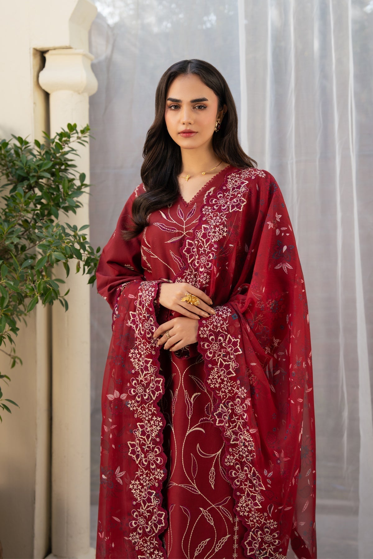 Afrozeh | Basic Pret 26 RTW | NACRE by Afrozeh - Designer Dress  - Type : Ladies Clothes - Available at Libayah - 100% Original 