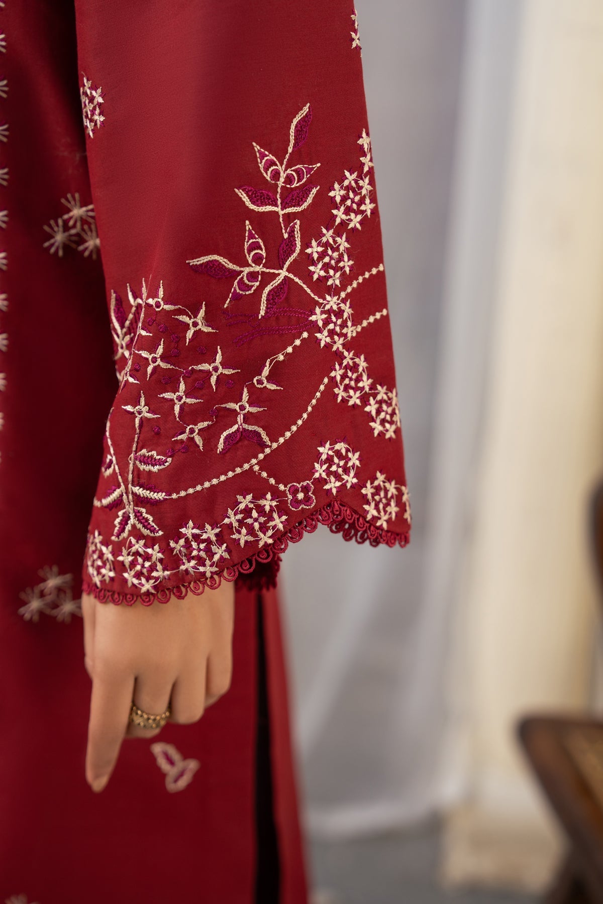 Afrozeh | Basic Pret 26 RTW | NACRE by Afrozeh - Designer Dress  - Type : Ladies Clothes - Available at Libayah - 100% Original 