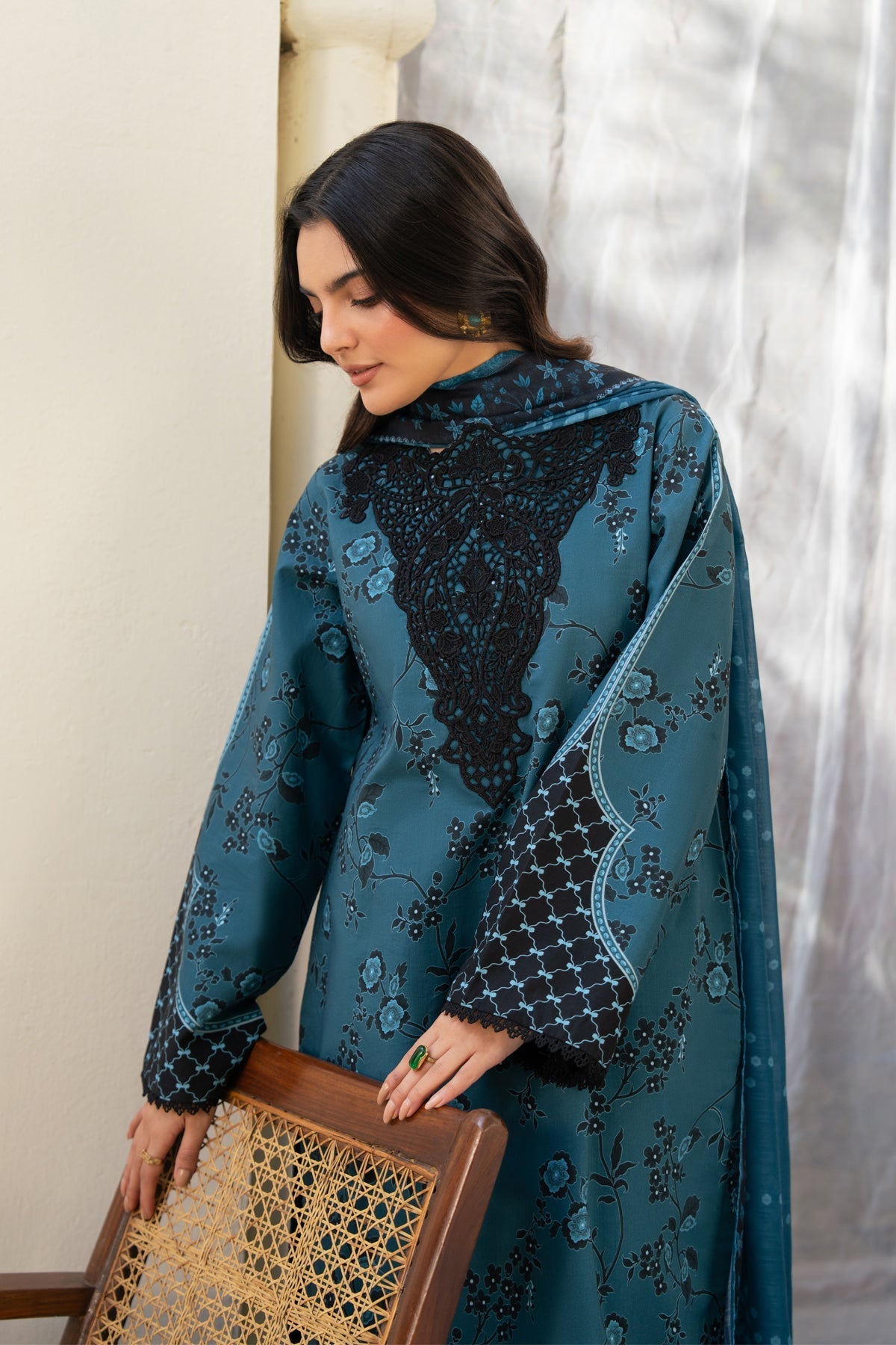 Afrozeh | Basic Pret 26 RTW | NACRE by Afrozeh - Designer Dress  - Type : Ladies Clothes - Available at Libayah - 100% Original 