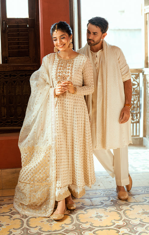Maya | Dil ki Batain | AHLAM by Maya - Designer Dress - Type: MensWear - Available at Libayah - 100% Original