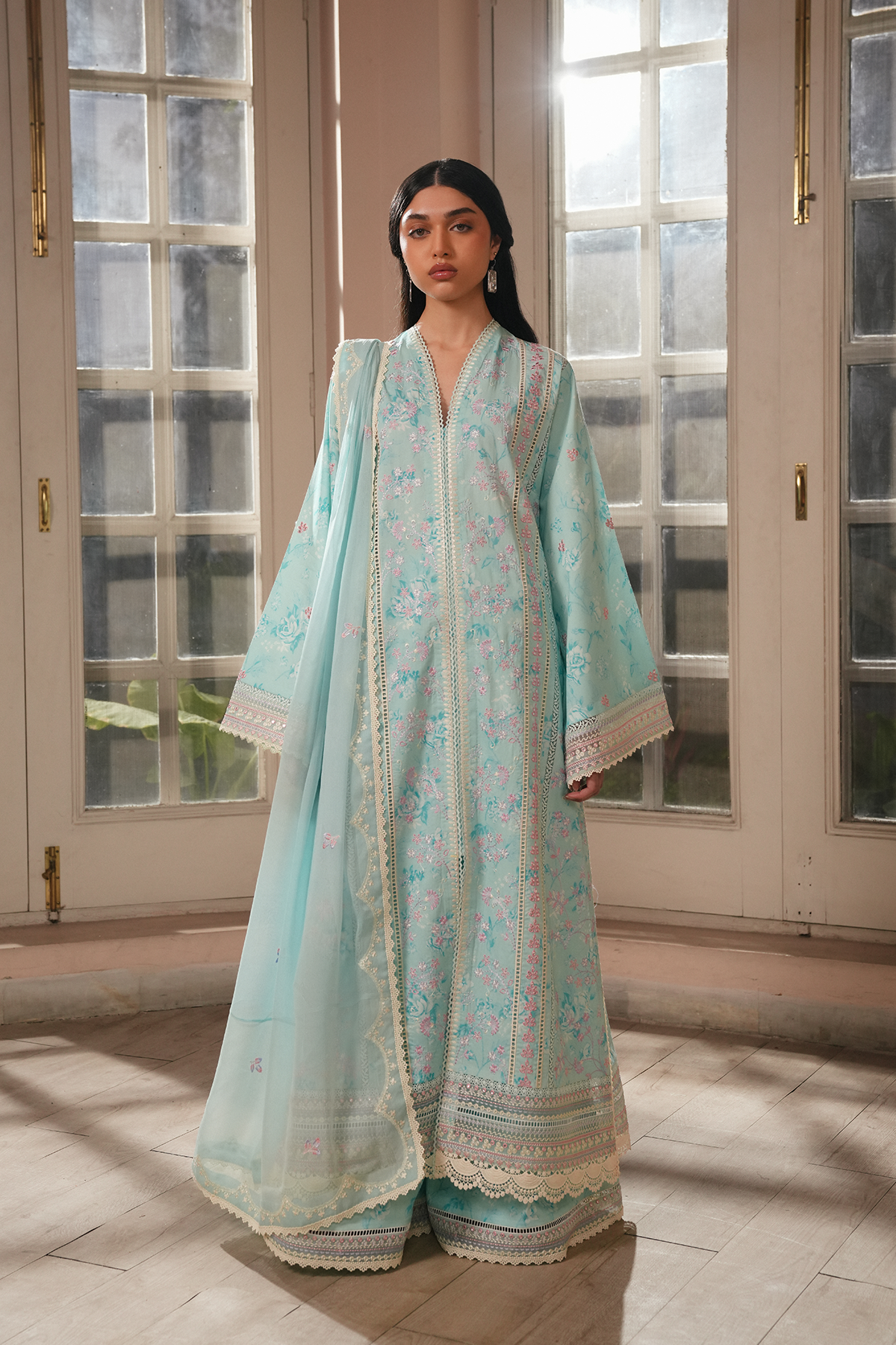 Afrozeh | Florette 26 | Saphira - Designer Dress - Type : Ladies Clothes - Available at Libayah - 100% Original