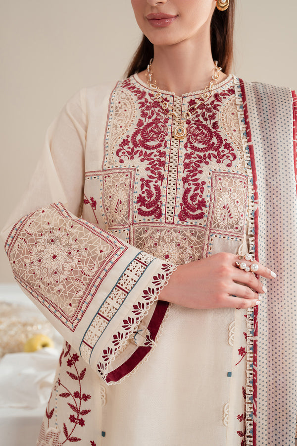 Jazmin | Iris Luxury Lawn 25 | IL'25-D02 by Jazmin - Designer Dress - Type: Ladies Clothes - Available at Libayah - 100% Original