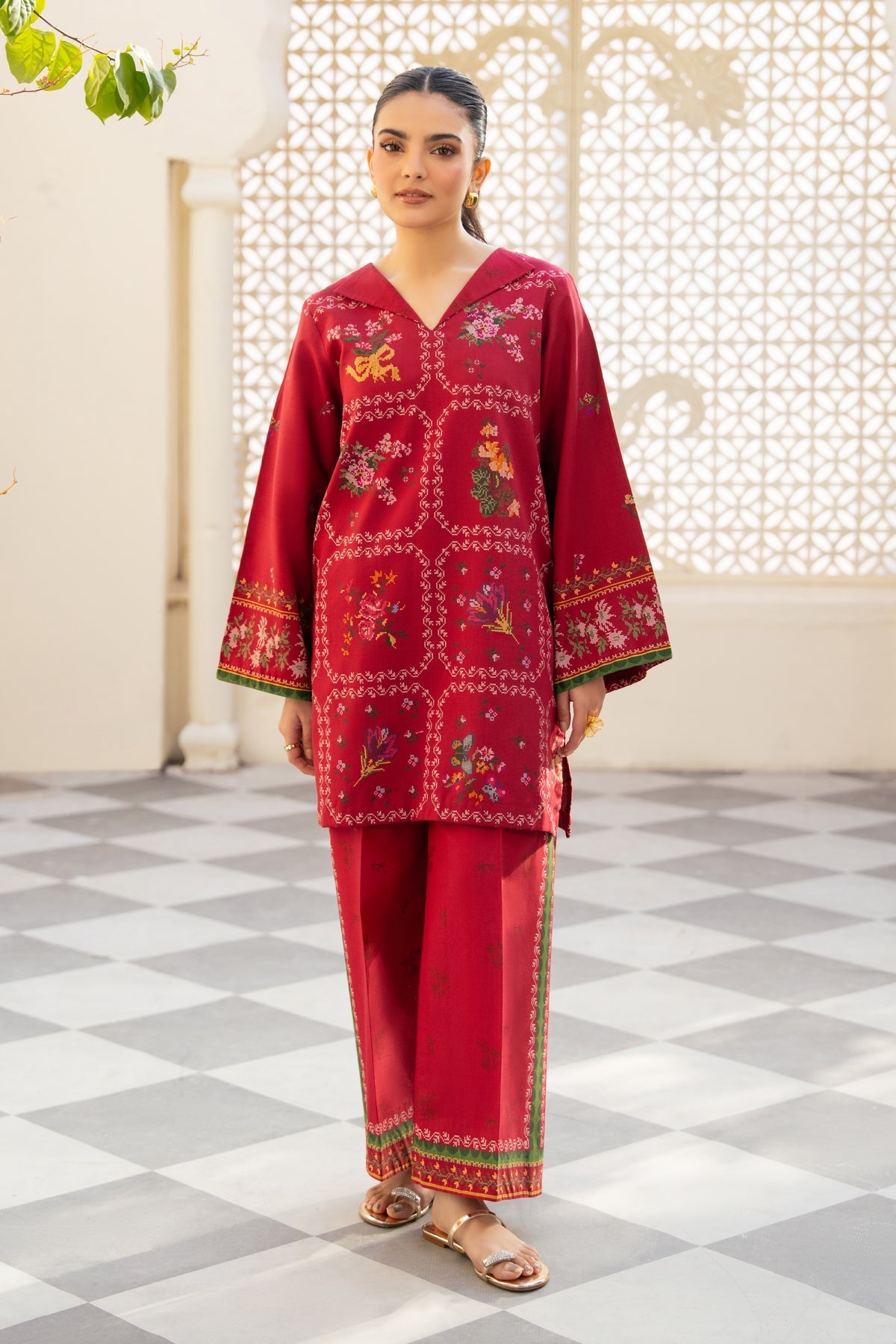 Afrozeh | Basic Pret 26 RTW | NACRE by Afrozeh - Designer Dress  - Type : Ladies Clothes - Available at Libayah - 100% Original 