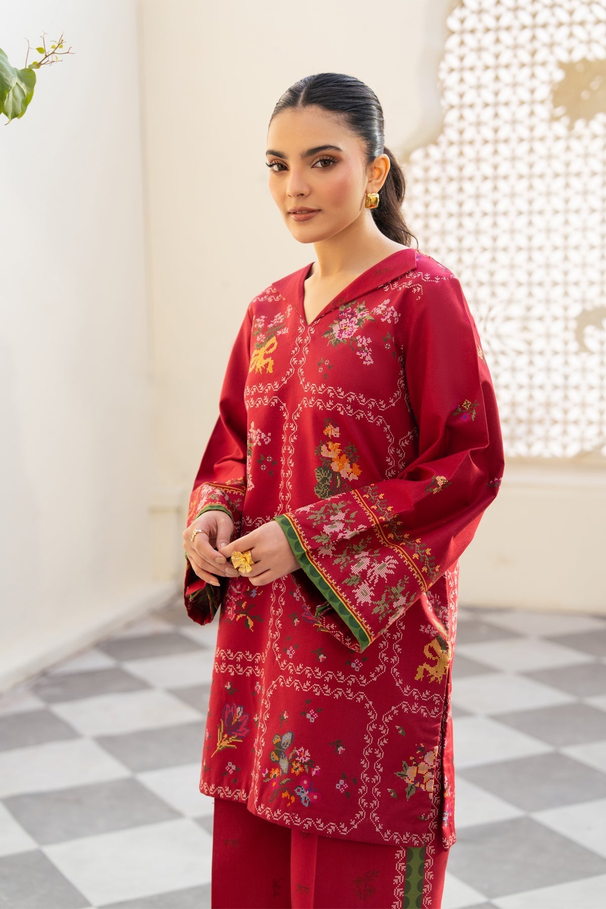 Afrozeh | Basic Pret 26 RTW | NACRE by Afrozeh - Designer Dress  - Type : Ladies Clothes - Available at Libayah - 100% Original 