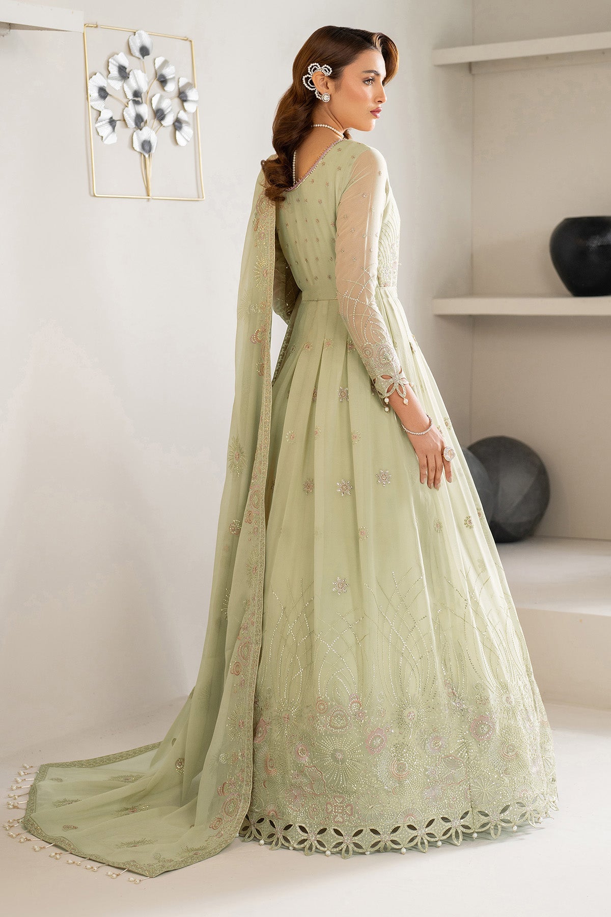 Alizeh | Formals Wear | AF-CH-2189-Zenel by Alizeh - Designer Dress  - Type : Ladies Clothes - Available at Libayah - 100% Original 