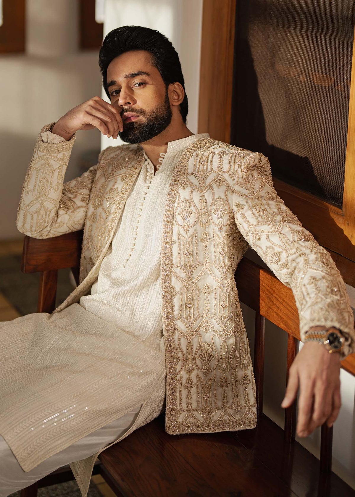 Pakistani Menswear | Kanwal Malik | Jamal by Kanwal Malik - Designer Dress - Type: Ladies Clothes - Available at Libayah - 100% Original