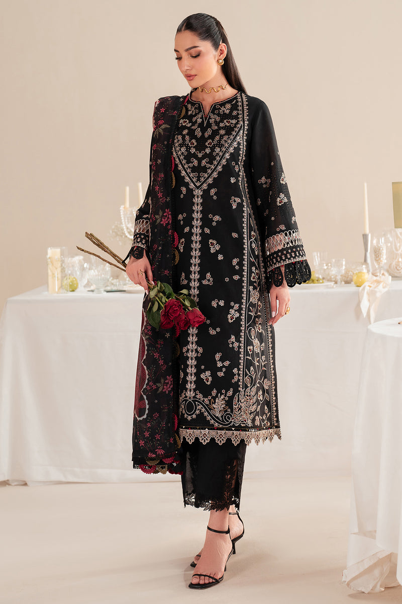 Jazmin | Iris Luxury Lawn 25 | IL'25-D07 by Jazmin - Designer Dress - Type: Ladies Clothes - Available at Libayah - 100% Original