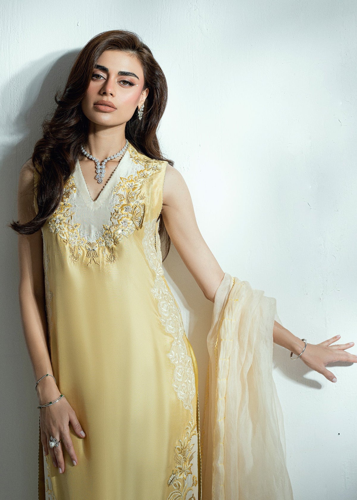 Umsha | Soiree De Rose | Golden Whisper by Umsha - Designer Dress  - Type : Ladies Clothes - Available at Libayah - 100% Original 