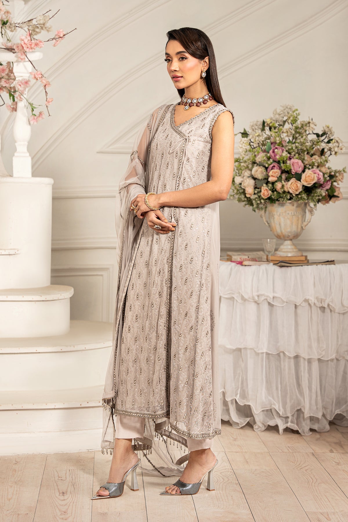 Zarif | Formal Edit 25 | ZFE-05 ALAINA by Zarif - Designer Dress - Type: Ladies Clothes - Available at Libayah - 100% Original