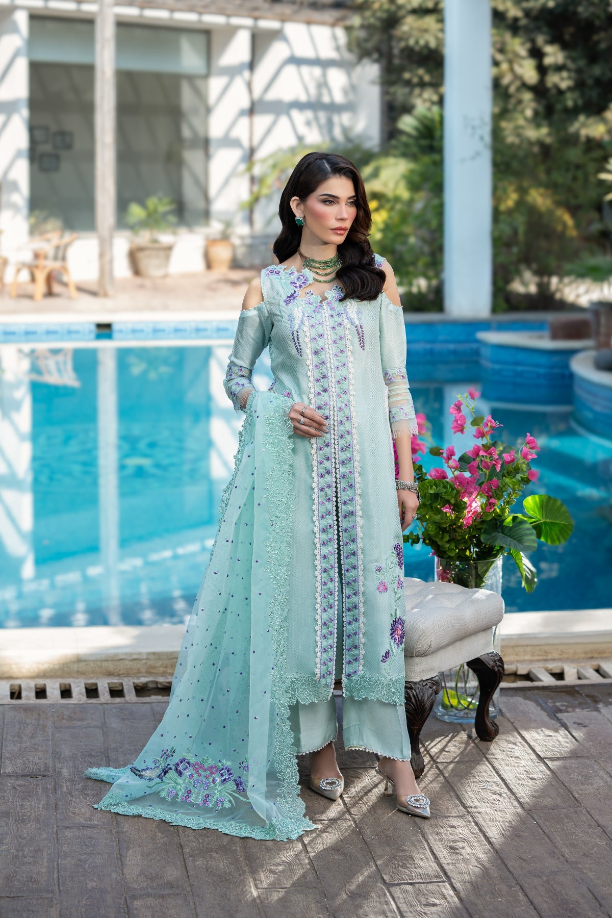 Tabyaa | Ruby Collection 25 | Feroza by Tabyaa - Designer Dress  - Type : Ladies Clothes - Available at Libayah - 100% Original 