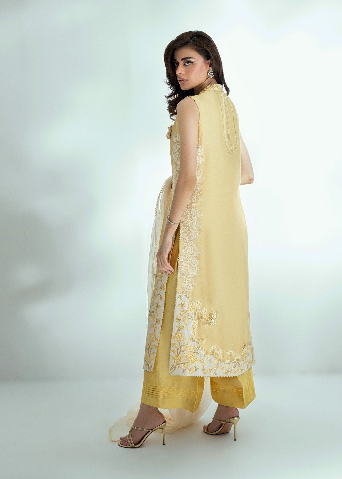 Umsha | Soiree De Rose | Golden Whisper by Umsha - Designer Dress  - Type : Ladies Clothes - Available at Libayah - 100% Original 